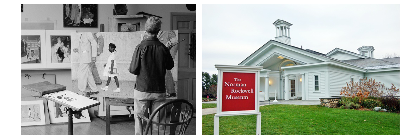 Norman Rockwell Museum and Ruby Bridges Painting