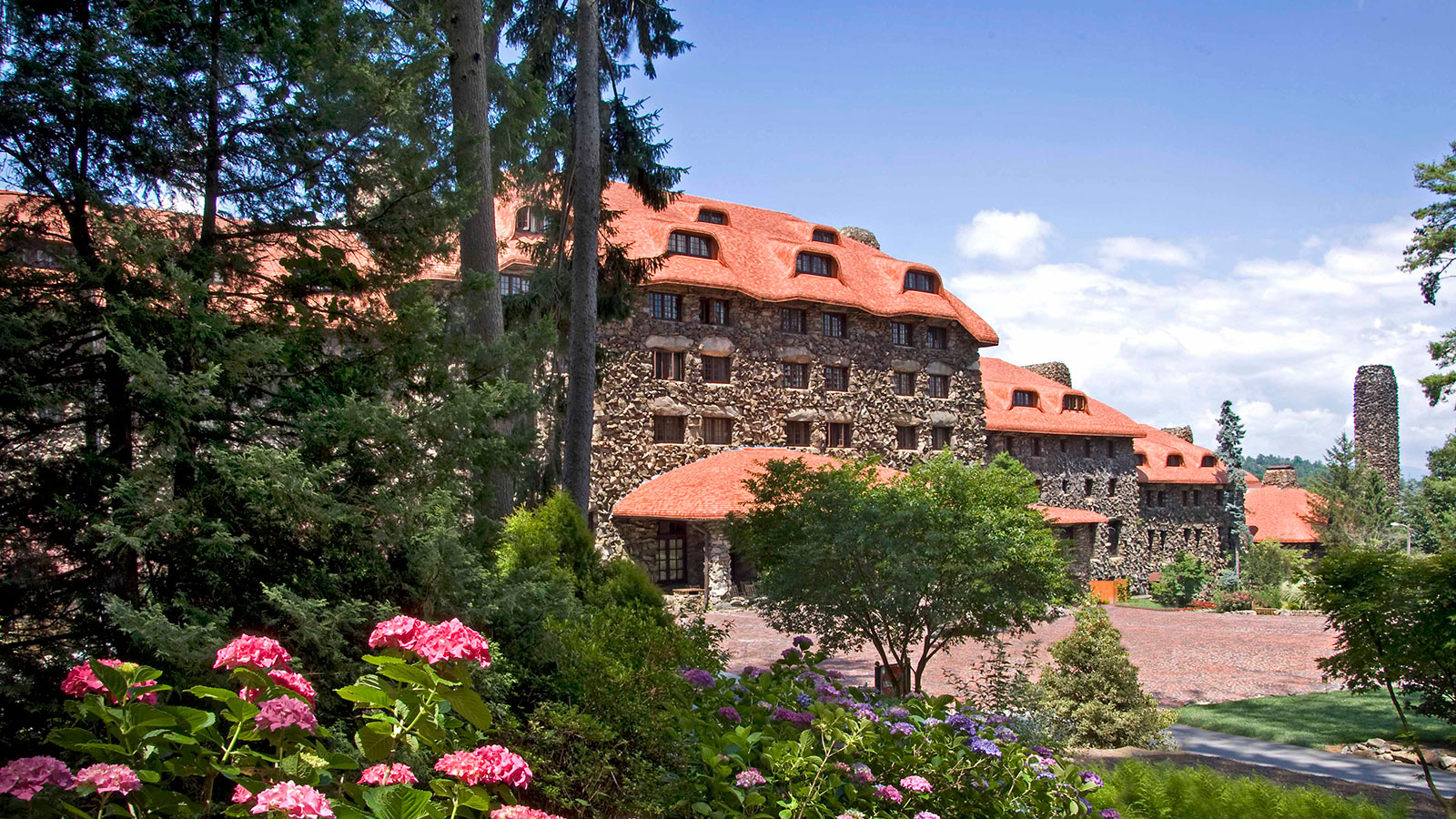 Image of Hotel Exterior The Omni Grove Park Inn, 1913, Member of Historic Hotels of America, in Asheville, North Carolina, Overview