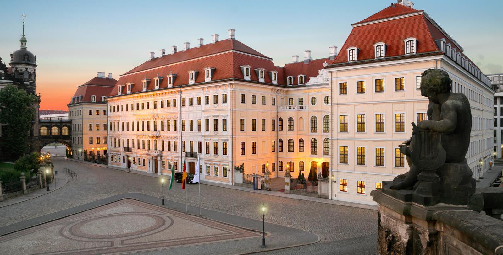 Image of Exterior, Hotel Taschenbergpalais Kempinski Dresden, Germany, 1700s, Member of Historic Hotels Worldwide, Overview