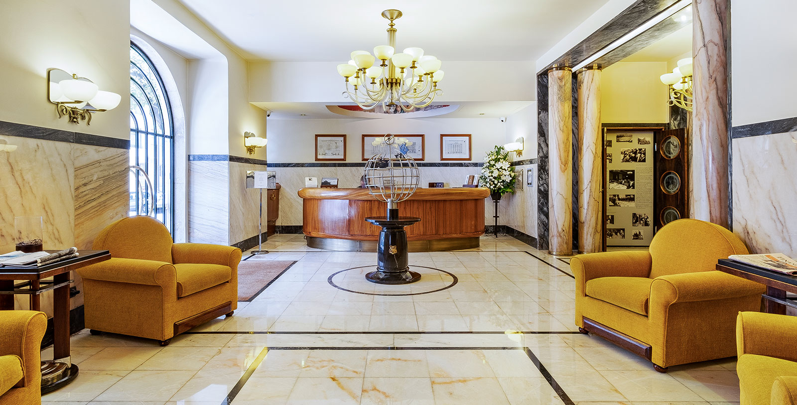 Image of Hotel Lobby of Hotel Britania Art Deco, 1944, a member of Historic Hotels Worldwide in Lisbon, Portugal