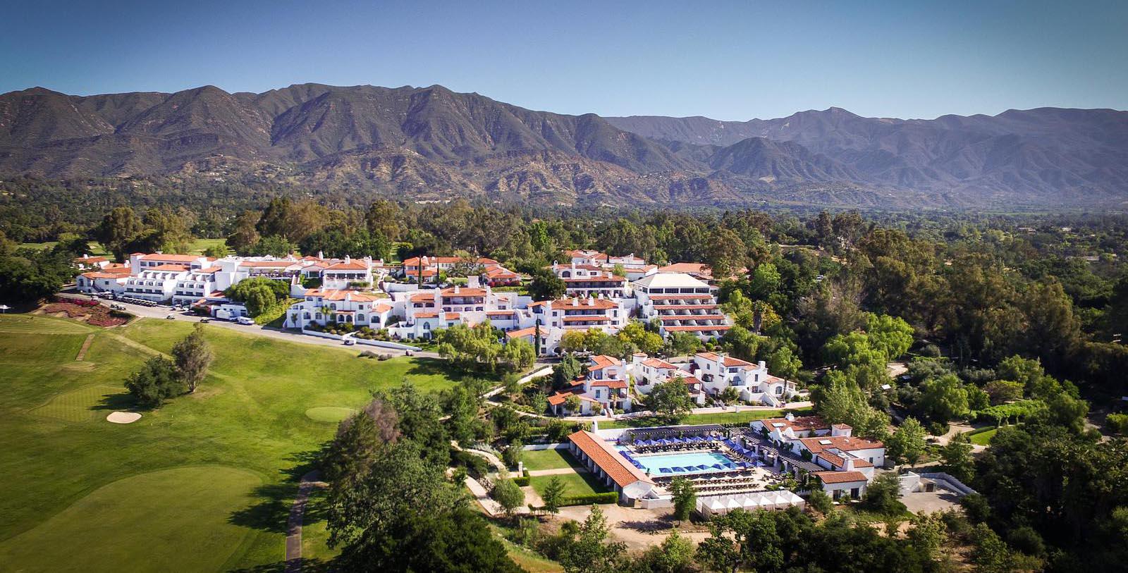 Image of Aerial View of Exterior, Ojai Valley Inn, Ojai, California, 1923, Member of Historic Hotels of America, Overview Video