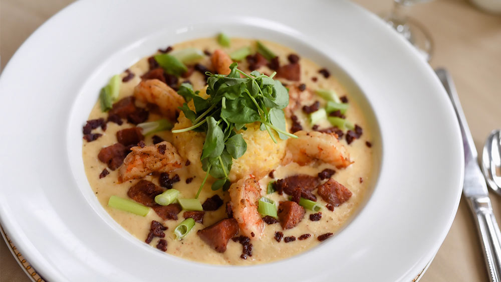 Grand Dining Room’s Shrimp and Grits